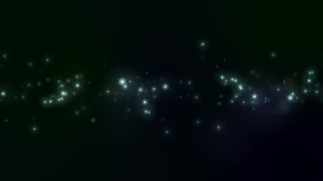 キラキラ輝くパーティクルのループ動画素材／背景素材