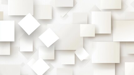 Obraz premium Explore the intricate beauty of white geometric shapes and patterns in modern design