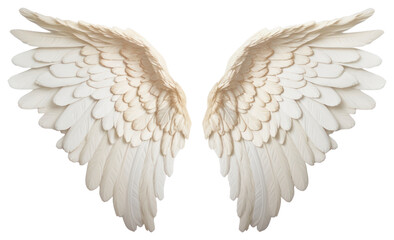 Obraz premium PNG Angel wings white white background archangel.