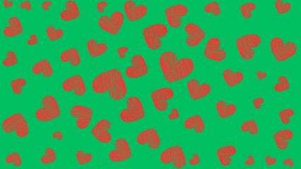 Heart colorful background image