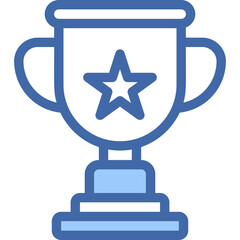 Obraz premium Vector Icon Trophy, Competition, Sports And Competition, Winner, Award, Star, Prize, Best