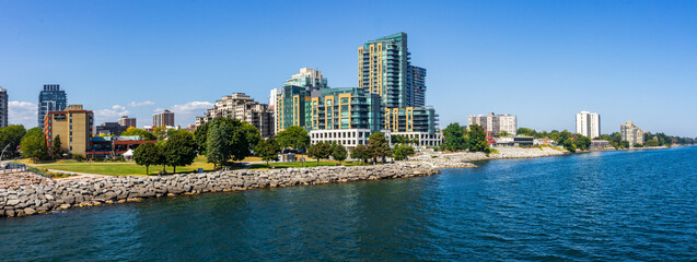 Brant Street pier in Spencer Smith Park, Burlington, Ontario, Canada
