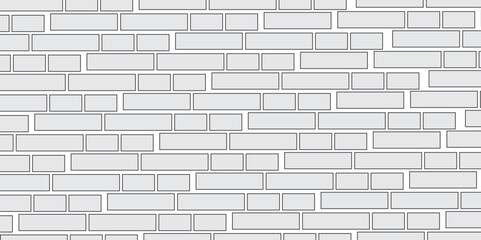 Fototapeta premium background of brick wall, White brick background texture. White brick pattern and white background wall brick, white or dark gray pattern grainy concrete wall stone texture background.