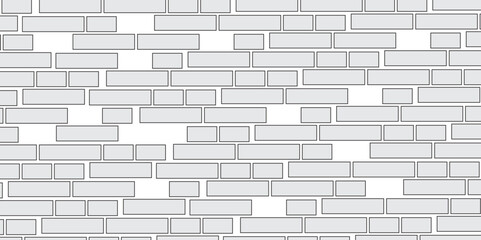 Fototapeta premium background of brick wall, White brick background texture. White brick pattern and white background wall brick, white or dark gray pattern grainy concrete wall stone texture background.