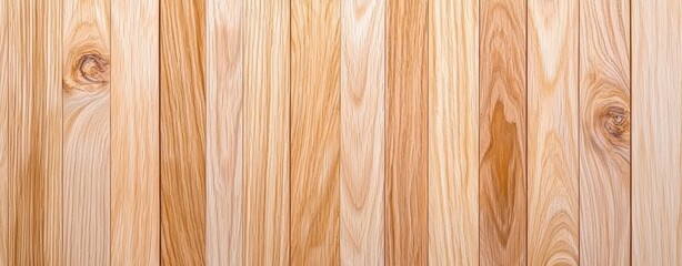 Fototapeta premium Floor or table top view of natural hardwood material. 3D illustration of wooden laminate or parquetry background. Natural hardwood material. Interior tile timber plank material. Brown wood texture of