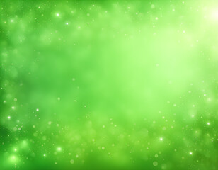 Realistic vector green background. Shiny green horizontal backdrop Glittering backround.