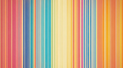 Obraz premium Colorful vertical stripes in a vibrant pattern resembling a warm summer day