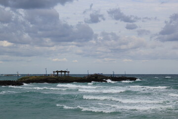Island Across the Ocean from Jeju Island Korea