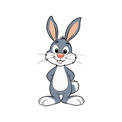 Fototapeta premium easter bunny with a background