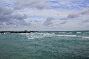 Fototapeta premium Island Across the Ocean from Jeju Island Korea