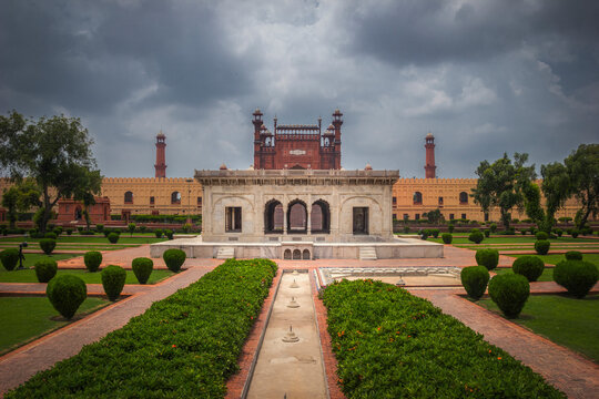 The Lahore Fort is a citadel in the city of Lahore in Punjab, Pakistan. The fortress is located at the northern end of the Walled City of Lahore and spreads over an area greater than 20 hectares.
