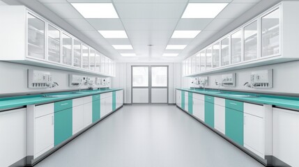 Obraz premium Explore the Versatility of Modern Laboratory Design and Functionality