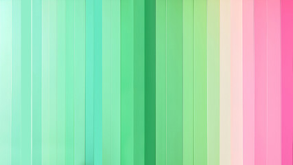 Obraz premium Abstract pink and green pastel background. Gradient background with pink and green vertical stripes.