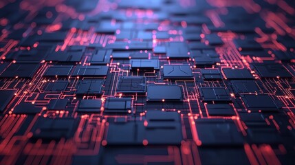 Obraz premium Futuristic Business Blueprint and Layout Design Concept