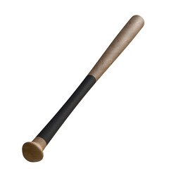 baseball bat isolated on transparent or white background png game asset
