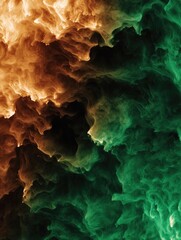 Obraz premium Explore the Stunning Beauty of Colorful Abstract Smoke Patterns