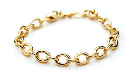 Delicate gold chain bracelet with minimalist design