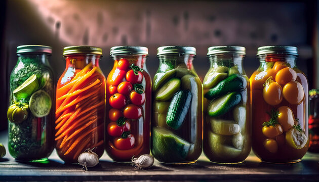 A variety of pickles made from vegetables and fruits that contribute to culinary culture, taste and the extension of food life.