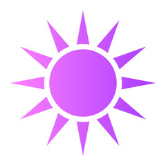 sun gradient icon