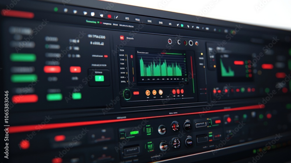 Poster explore innovative technology through advanced dashboard interfaces