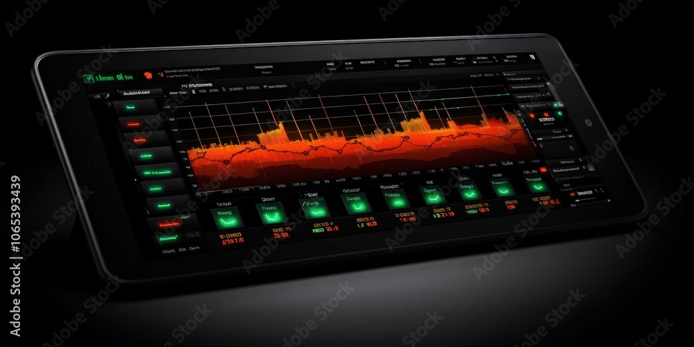 Poster explore the advanced features of audio visualization software