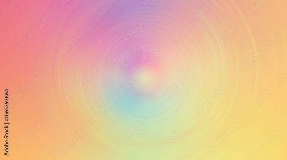 Poster abstract swirling pastel background with circular gradient pattern
