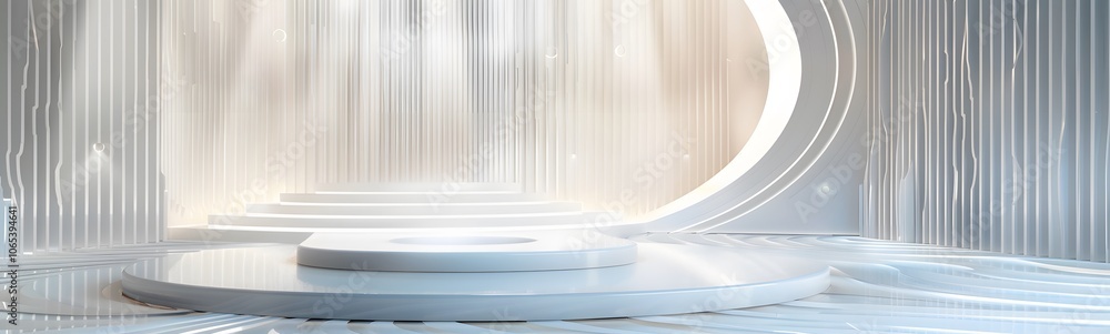 Poster podium background 3d light tech stage future platform game abstract. podium 3d background technology