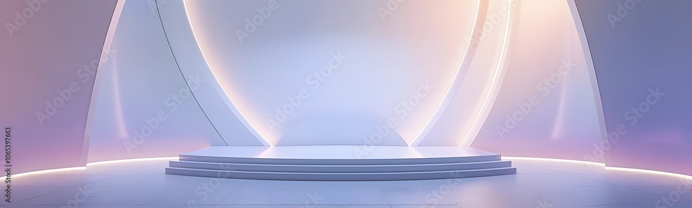 Poster podium background 3d light tech stage future platform game abstract. podium 3d background technology