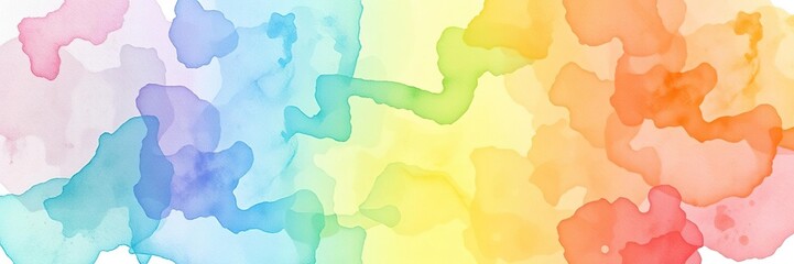 Obraz premium A bundle set of colorful watercolor backgrounds perfect for business card or flyer templates, vector