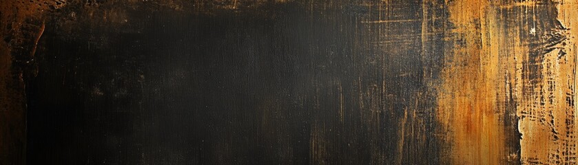 Fototapeta premium Luxury black and gold background with wooden texture, ideal for premium designs elegant projects