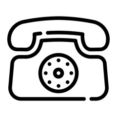 old phone line icon