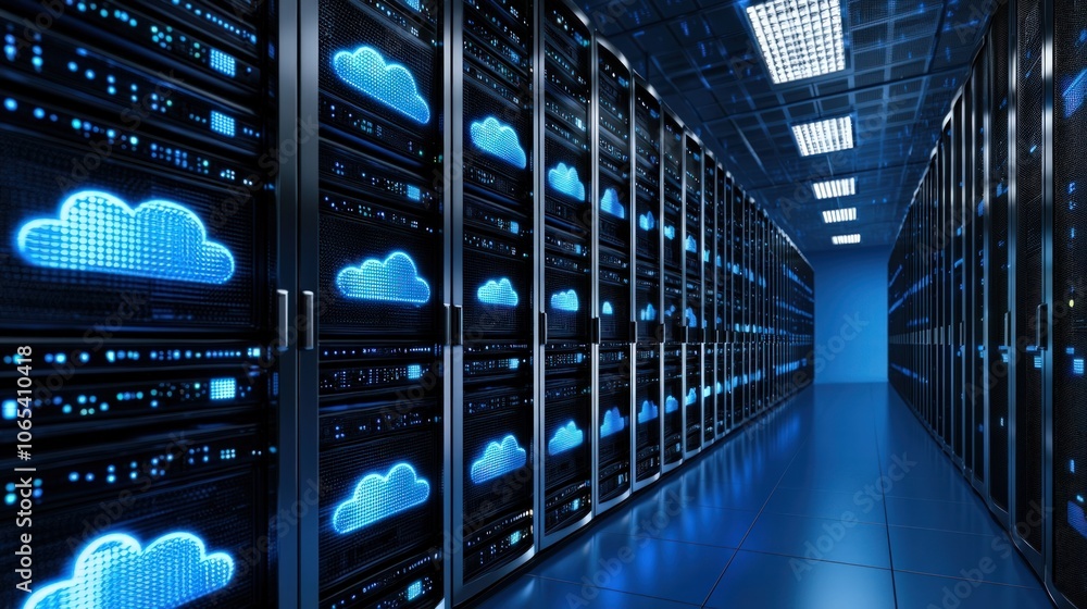 Poster explore how cloud technology transforms data management strategies
