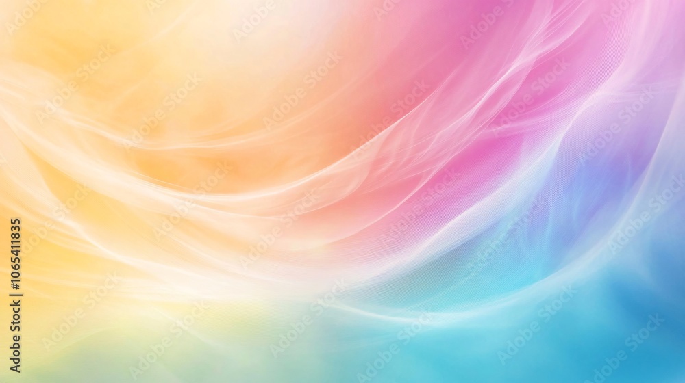 Poster abstract colorful gradient background with smooth waves