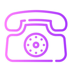 old phone gradient icon