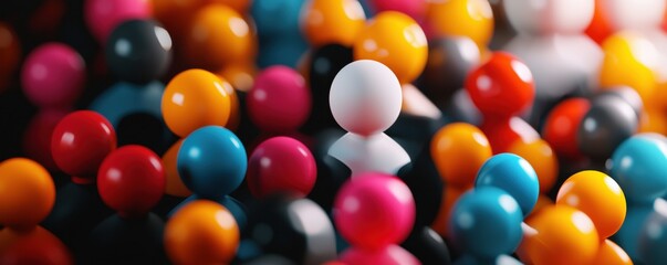 Enhancing human resources recruitment through circular network human figure icons in high fidelity design