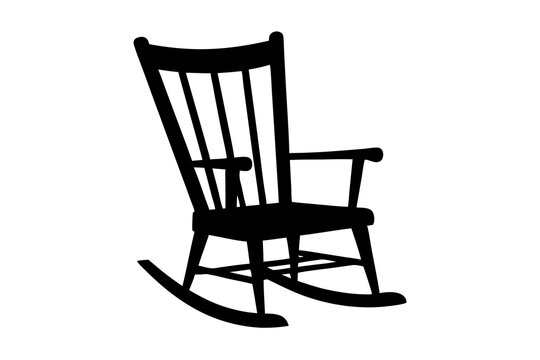 recommend clip art: Rocking chair silhouette.