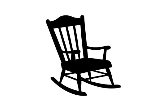 recommend clip art: Rocking chair silhouette.