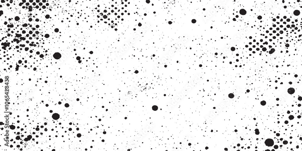 Poster vertical gradient halftone dots background. medium dots halftone vector background. abstract halfton