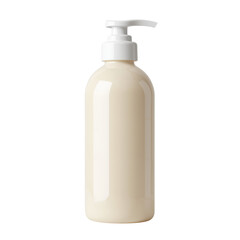 Beige Liquid Soap Dispenser Bottle with Pump Top