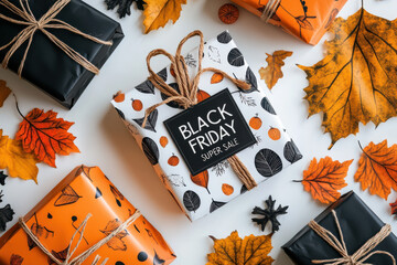 Cute Background Design for Black Friday Shopping Event