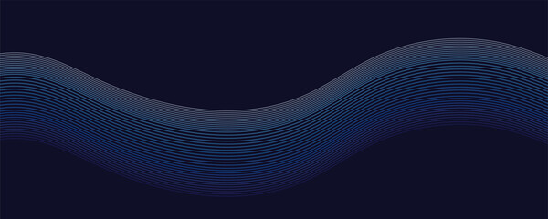 abstract background with blue wave