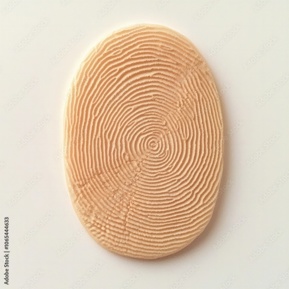 Poster explore the intricate patterns of a unique fingerprint