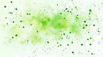 Background material_watercolor sputtering_green. created with Generative AI technology