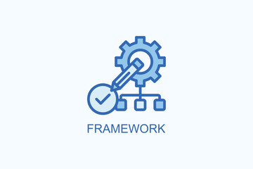 Framework vector  or logo sign symbol illustration