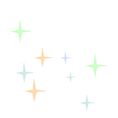 Obraz premium Children day star doodle