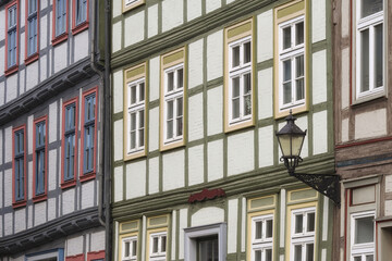 Halberstadt - Altstadth&auml;user, Sachsen-Anhalt, Deutschland, Europa