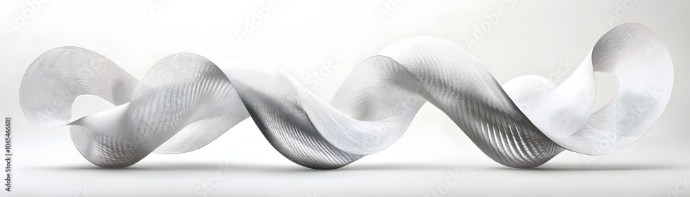 Poster abstract white and grey geometric form with intersecting lines