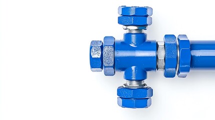 Closeup of adjustable pressure valve, clean water control
