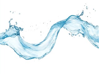 Obraz premium Flowing recirculation pipes, streamlined water system