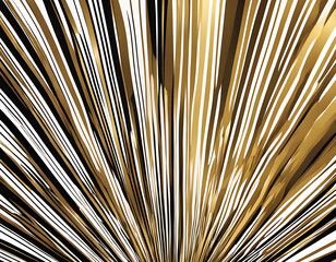 Obraz premium Abstract gold radial lines pattern background.